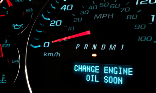 Car Change Engine Oil Soon Warning