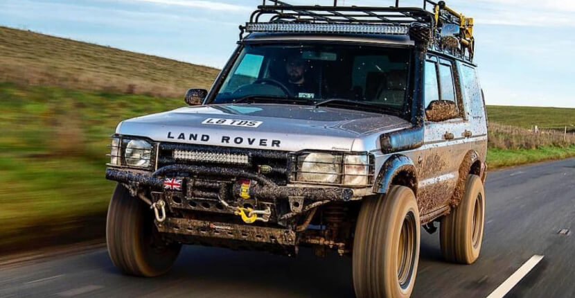 Land rover Car on Road